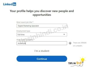 Linkedin mein account kaise banaye 5